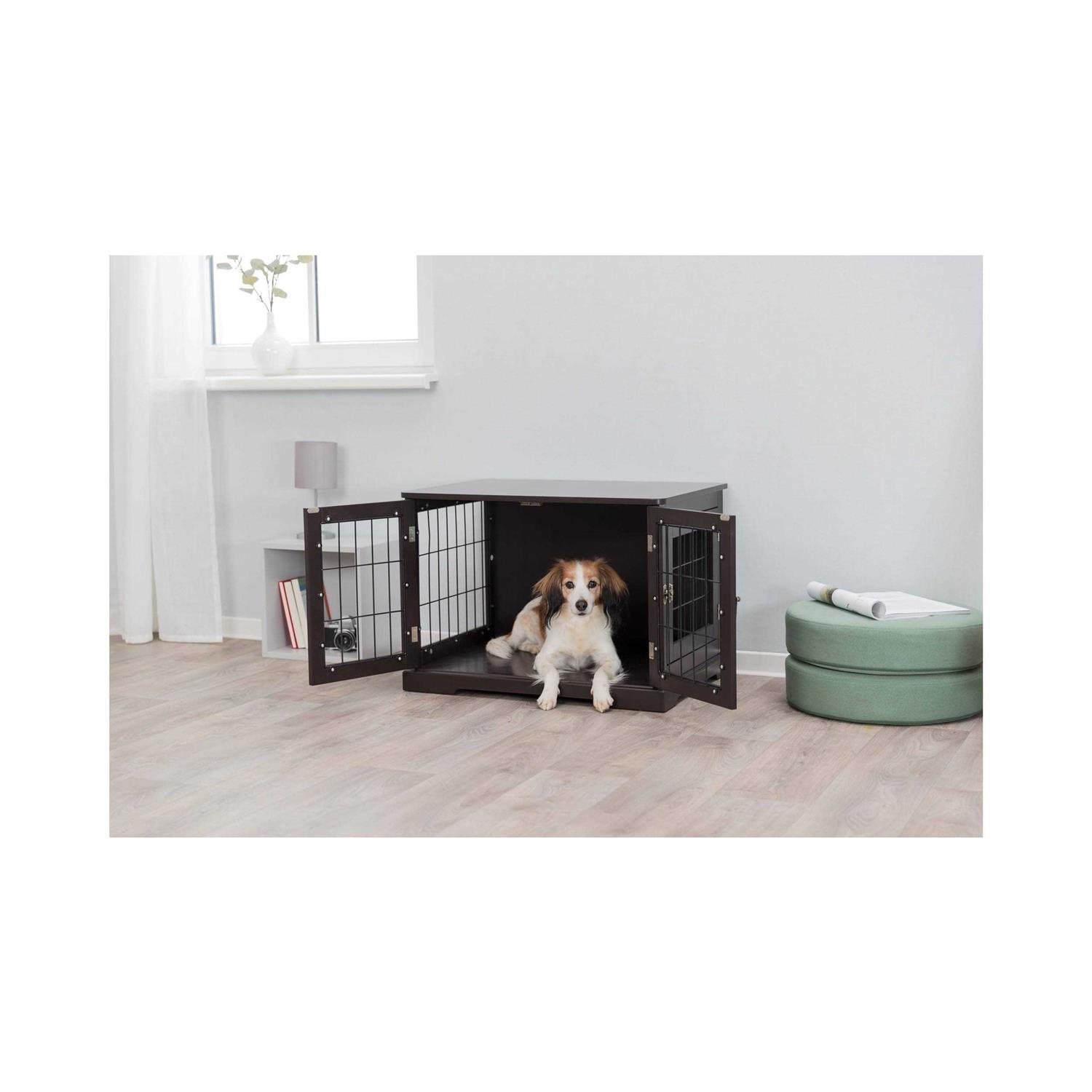 TRIXIE Pet Home End Table Indoor Kennel Furniture Style Crate - Healthber