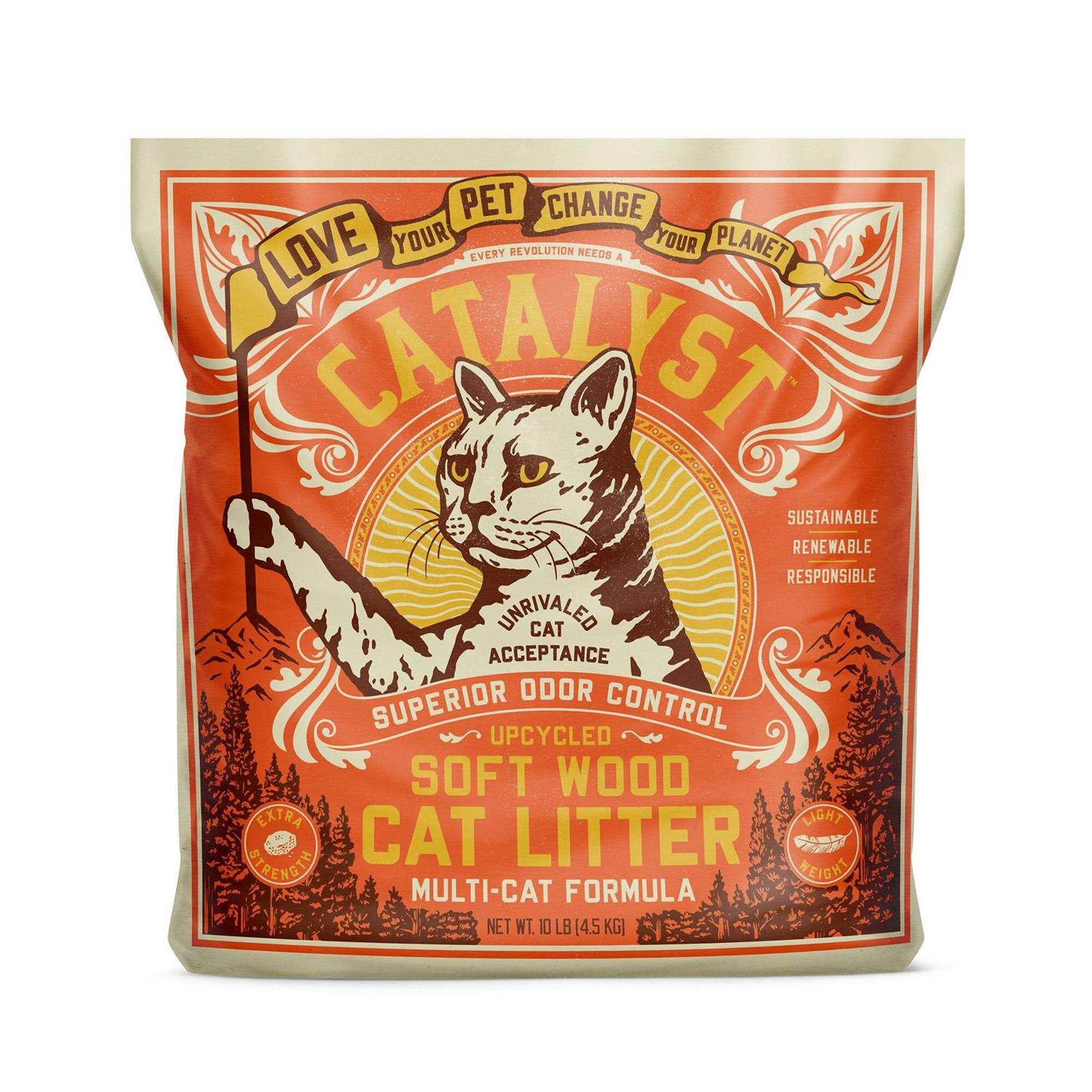 Catalyst Cat Litter Soft Wood - Healthber
