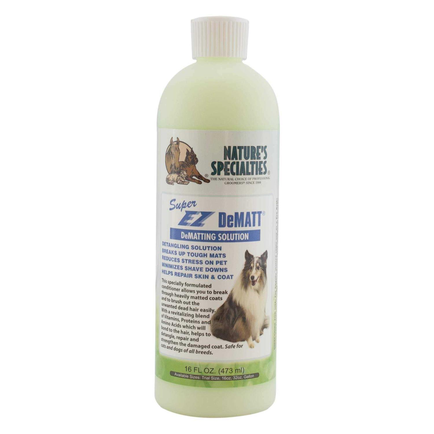 Nature’s Specialties Super EZ Dematt Conditioner for Dogs Cats - Healthber