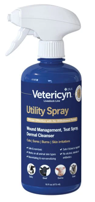 Vetericyn Plus Utility Spray, 16 oz - Healthber