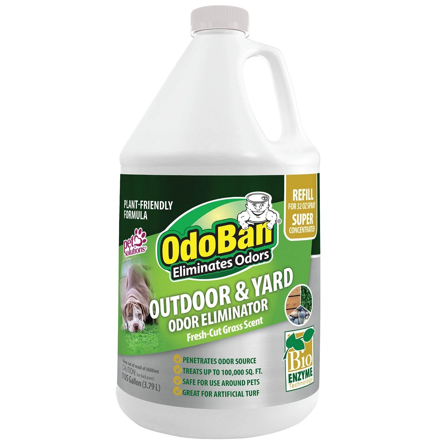 OdoBan Outdoor & Yard Odor Eliminator, Super Concentrate Refill, 1 Gallon - Healthber