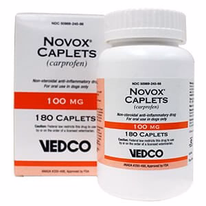 Rx Novox (carprofen) Caplets for Dogs - Healthber