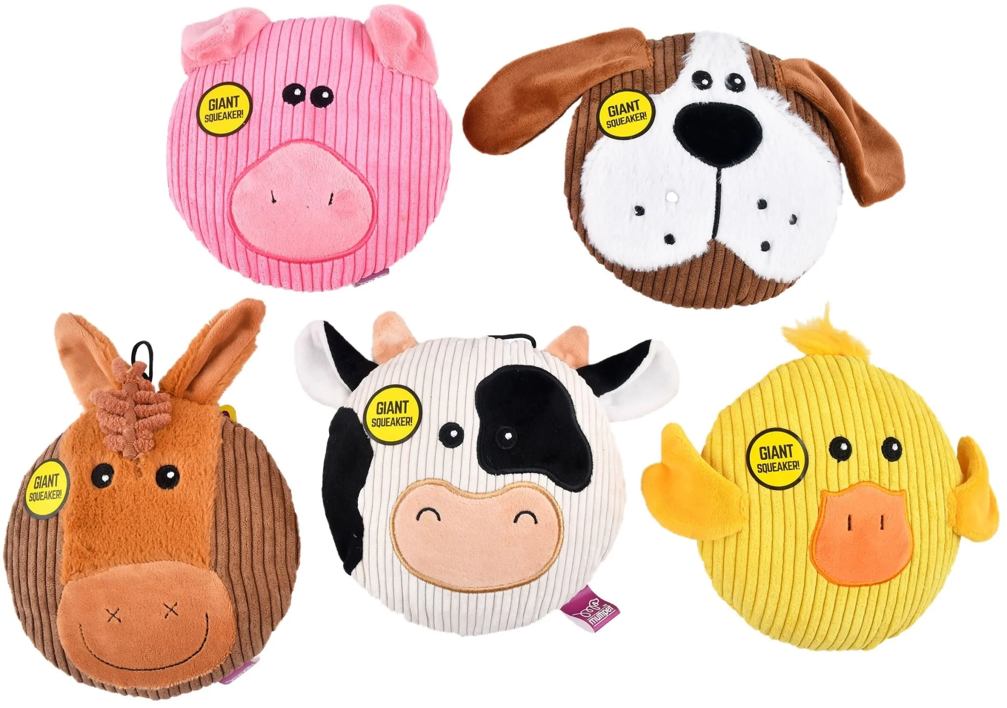 Sub-Woofers Flat Assorted Farm Animals - Healthber