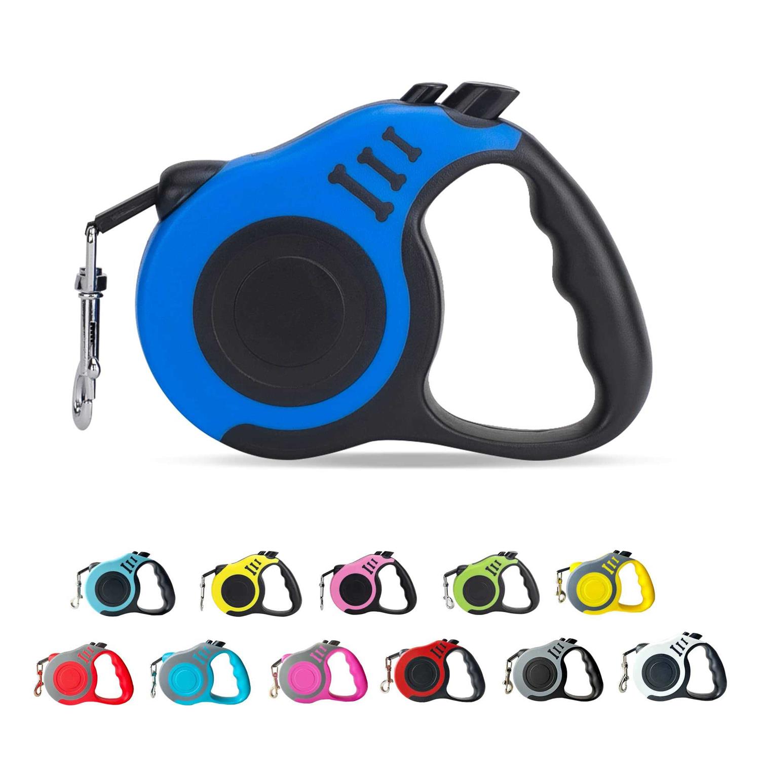 LIEVUIKEN Retractable Dog Leash Automatic Telescopic Tractor Dog Tape, Pet Tape 10/16 FT Durable and Convenient - Healthber