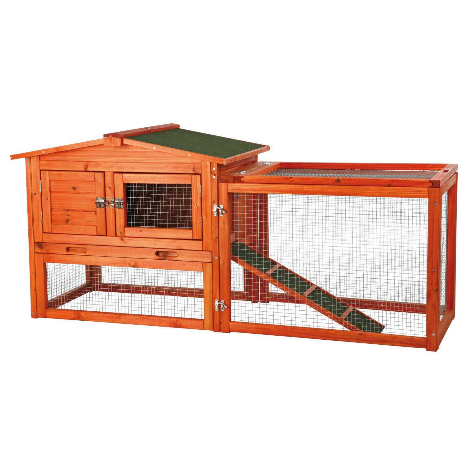 Trixie Rabbit Hutch with Outdoor Run - Healthber