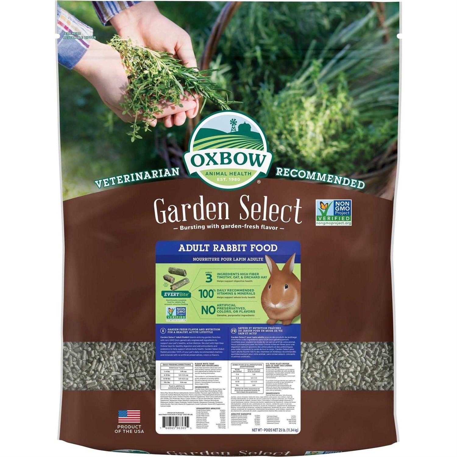 Oxbow Garden Select Adult Rabbit Food - Healthber