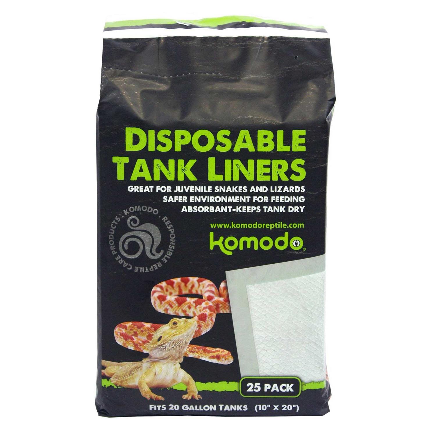 Komodo Repti-Pads Disposable Tank Liners 12 x - Healthber