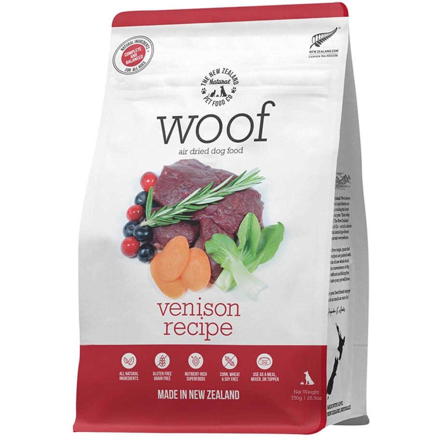 Woof Venison Air Dried Food - Healthber