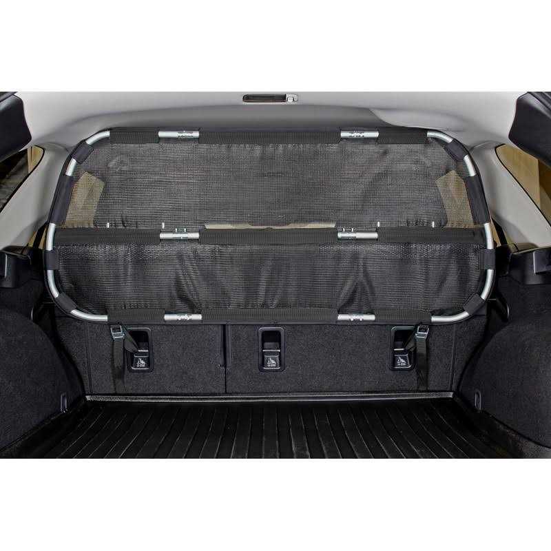 Bushwhacker Cargo Area Dog Barrier for CUV & Mid-Sized SUV 46 Wide Hatchback Pet Divider Crossover Vehicle Car Net Mesh Travel - Healthber