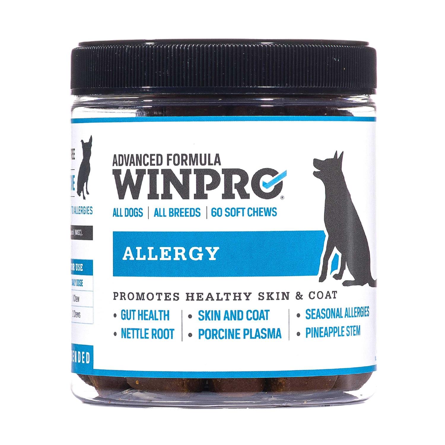 Winpro Pet Allergy Soft Chew Dog Supplement - Healthber