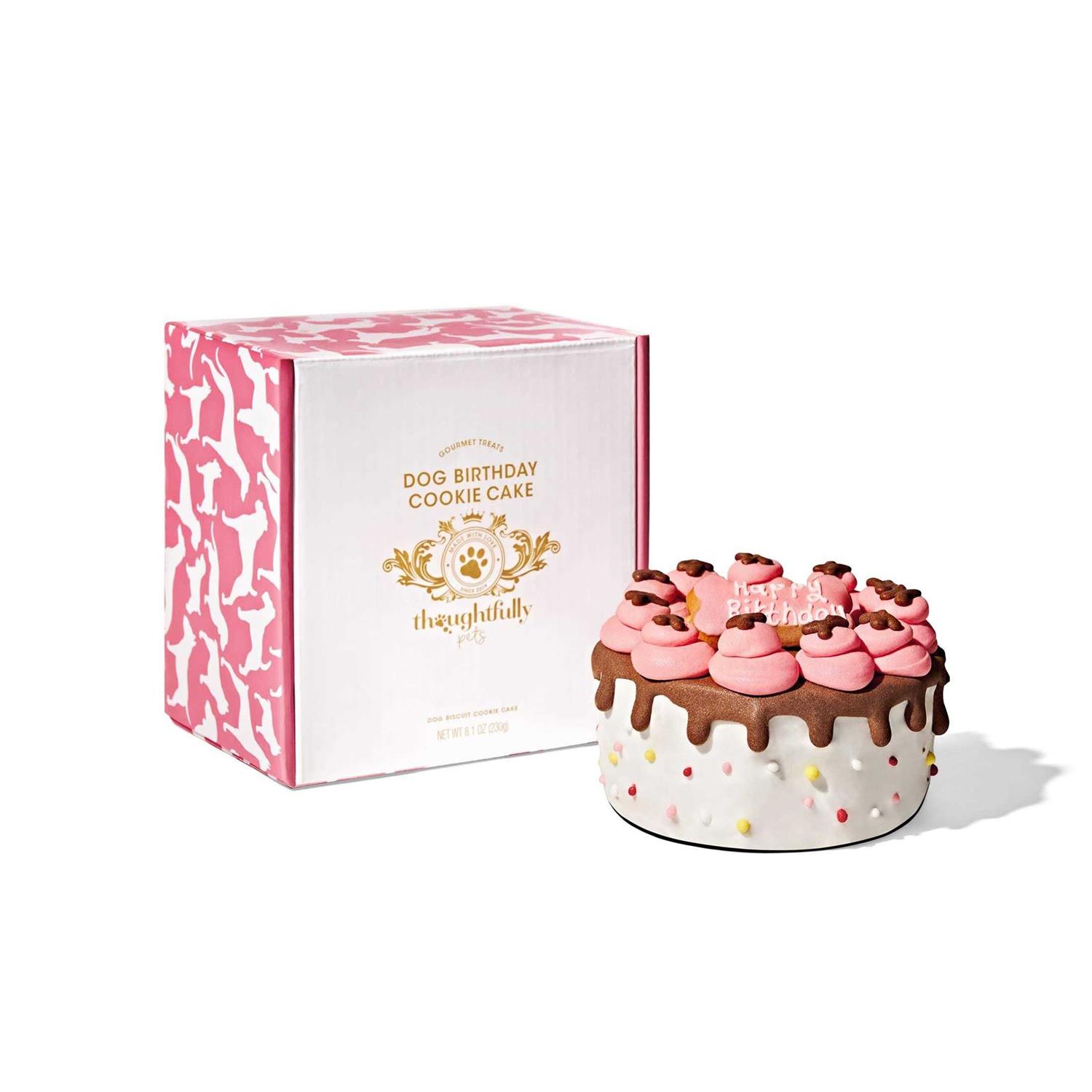Thoughtfully Pets Dog Happy Birthday Mini Cookie Cake - Healthber