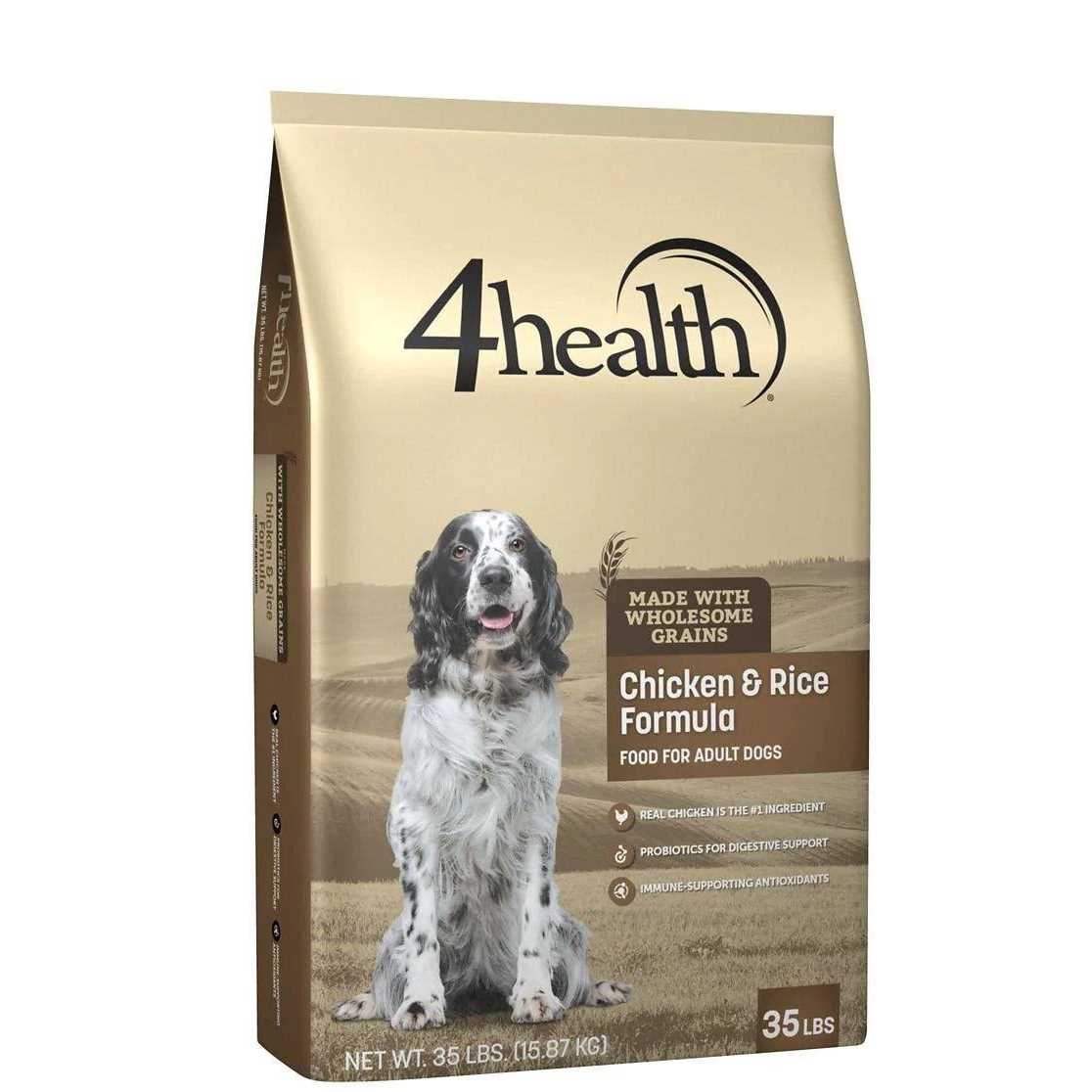 4health with Wholesome Grains Adult Chicken and Rice Formula Dry Dog Food 6009468 - Healthber