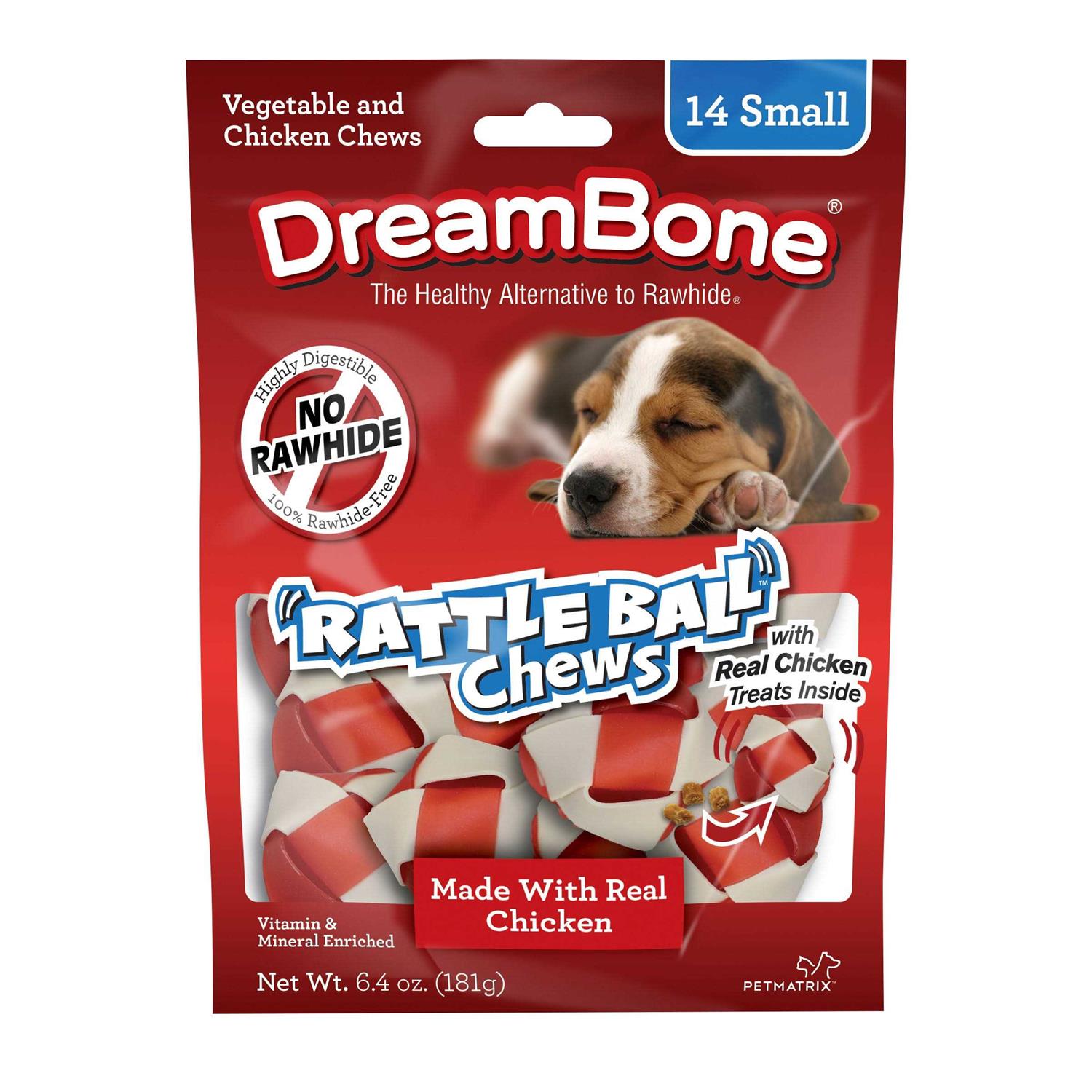 DreamBone Rattle Ball Chews - Healthber