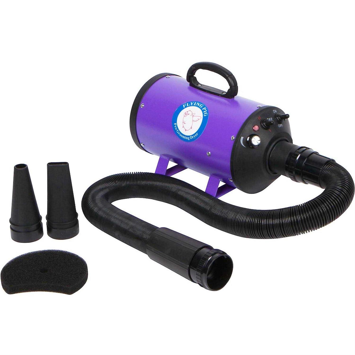 Flying Pig Grooming Flying Pig High Velocity Dog Pet Grooming Dryer w - Healthber