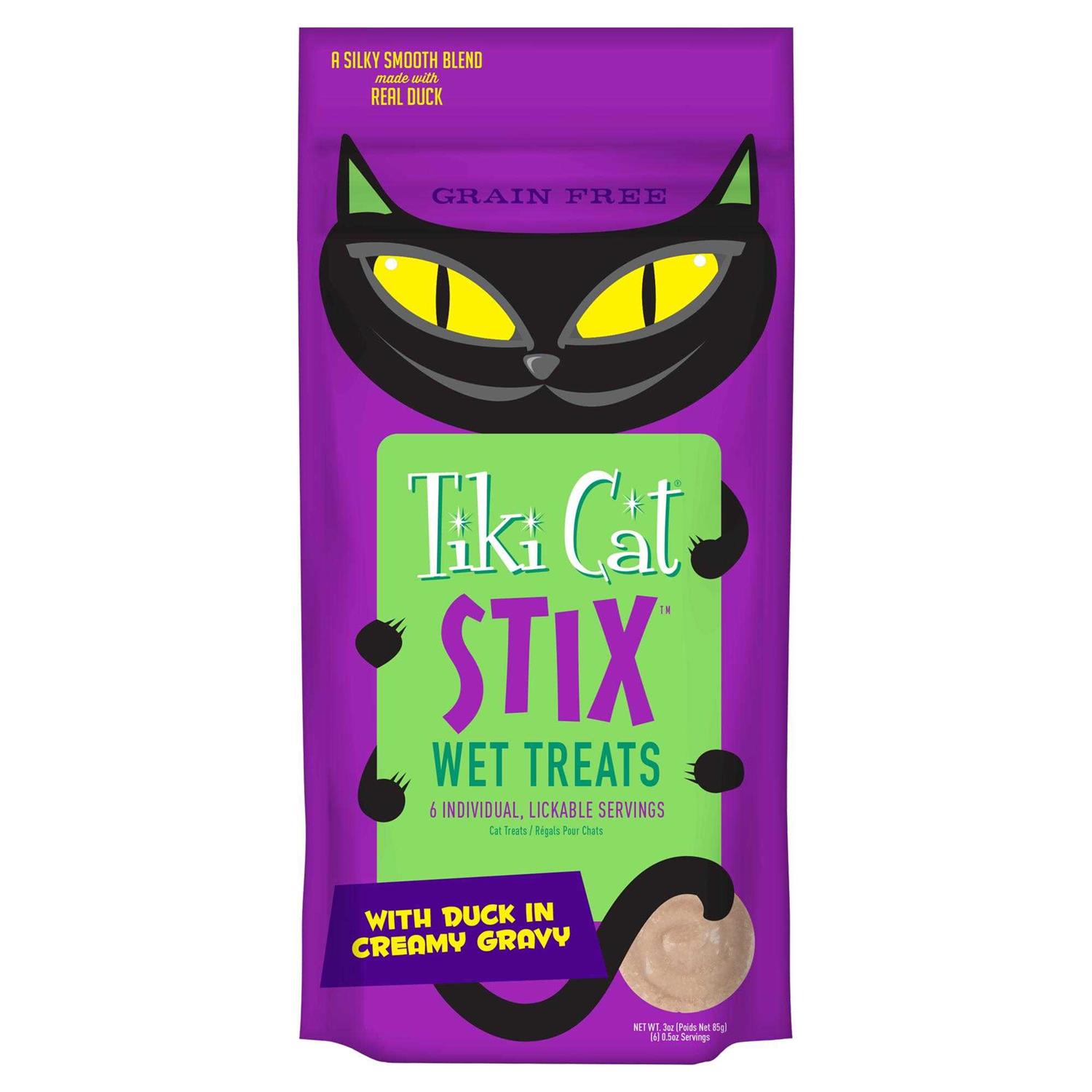 Tiki Cat Stix Duck Wet Cat Treat - Healthber