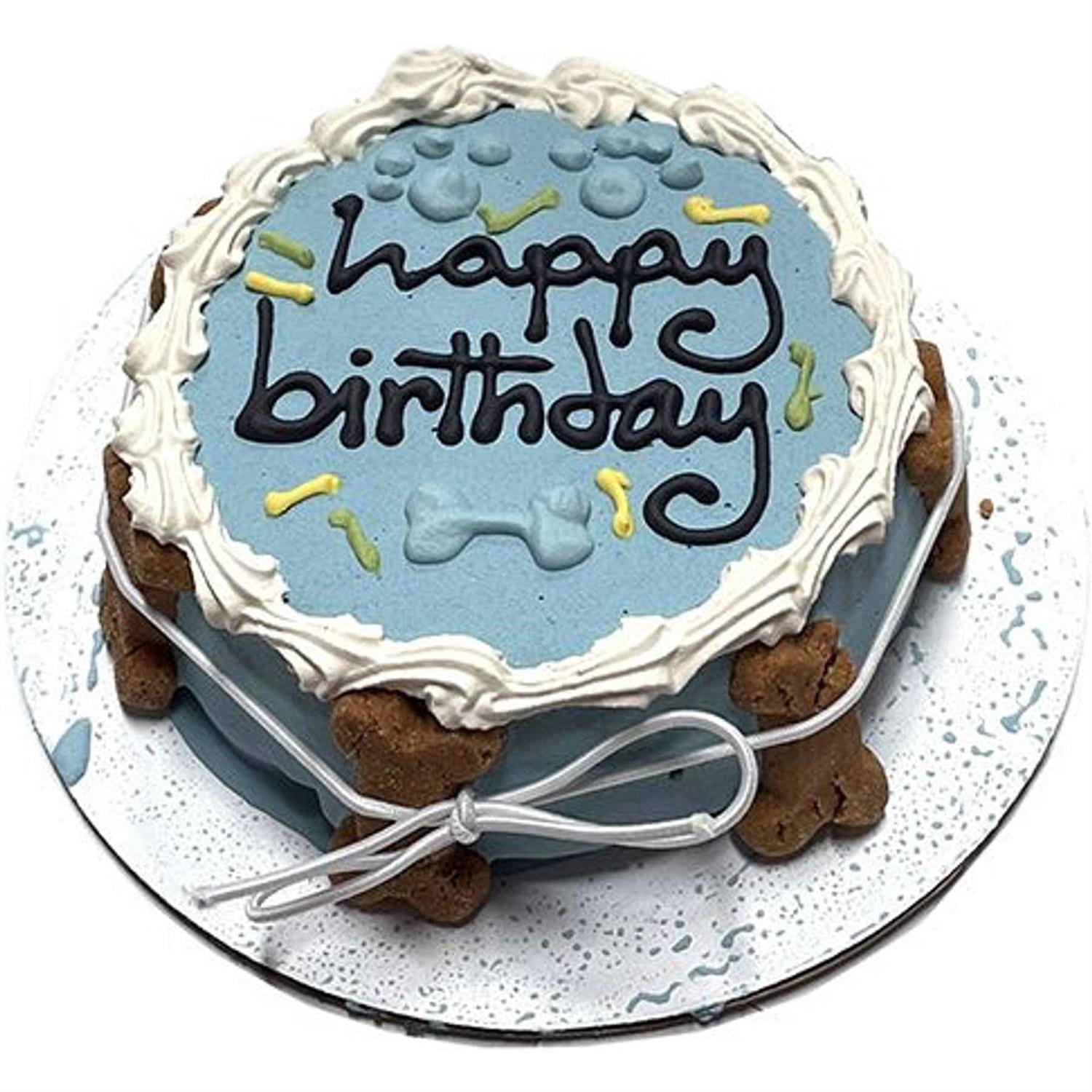 Bubba Rose Biscuit Ssblue Birthday Cake Shelf Stable - Healthber