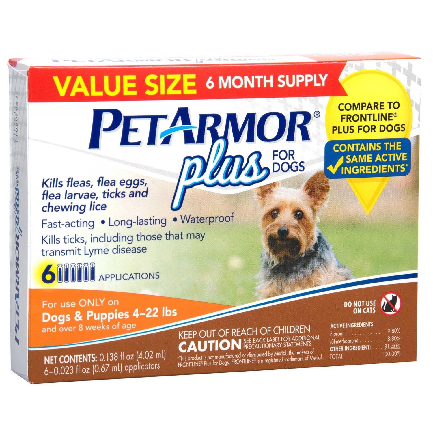 PetArmor Plus Flea and Tick Treatment for Small Dogs - Healthber