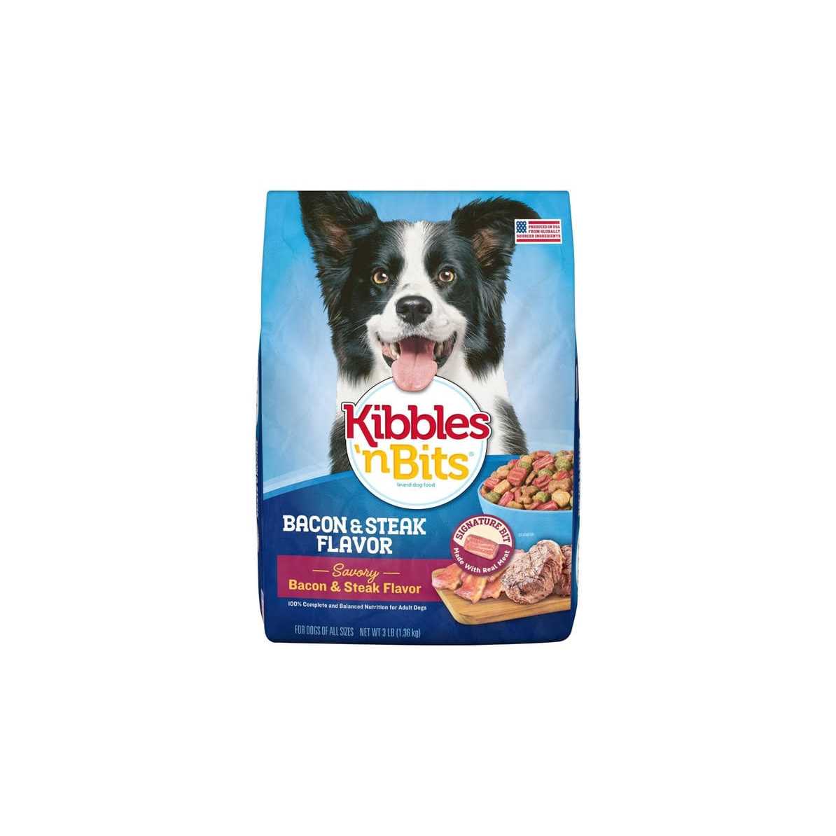 Kibbles ‘n Bits Bacon & Steak Dry Dog Food - Healthber