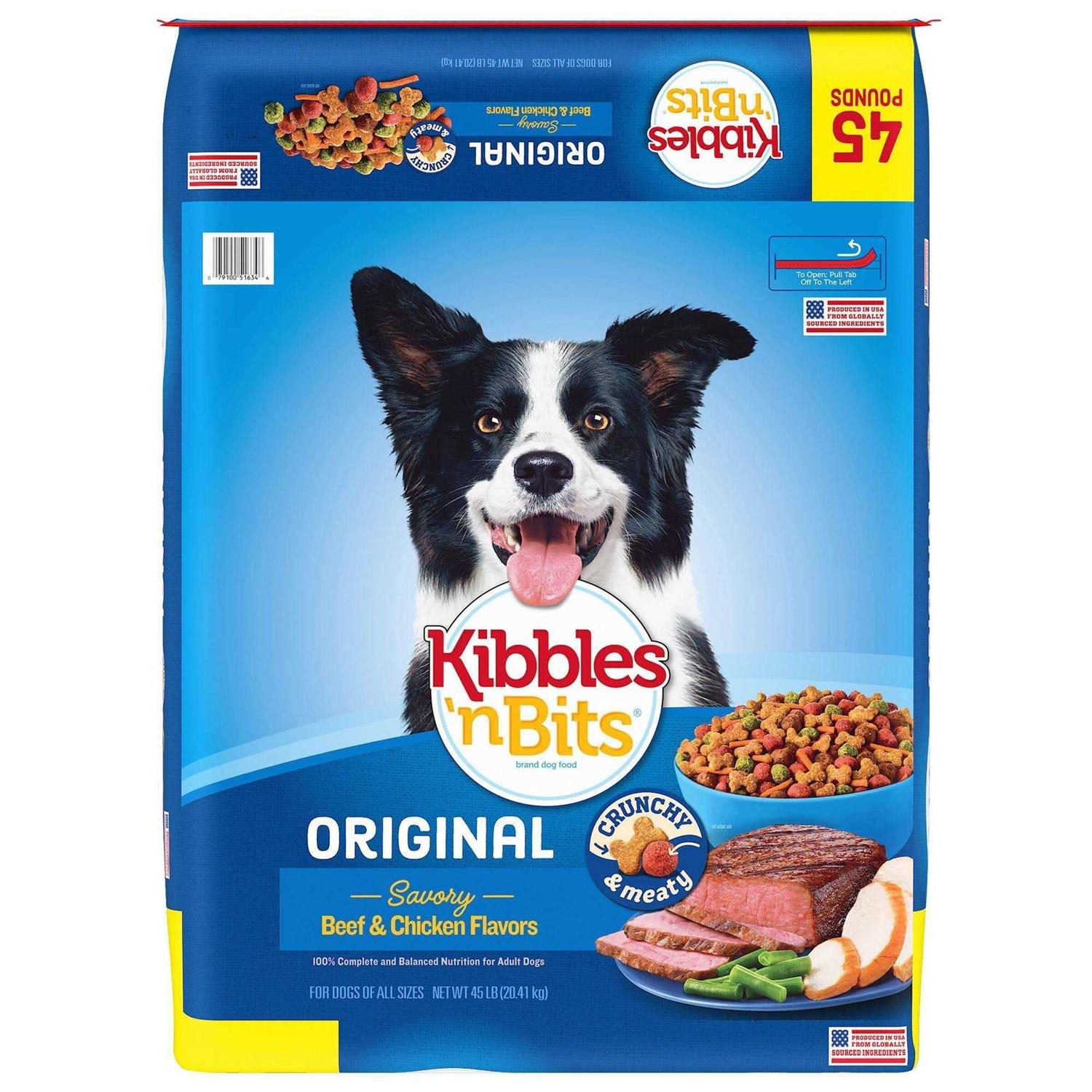 Kibbles ‘n Bits Original Beef & Chicken Dry Dog Food - Healthber