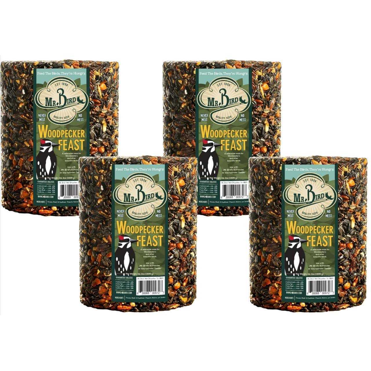 Mr. Bird Woodpecker Feast Cylinder - Healthber