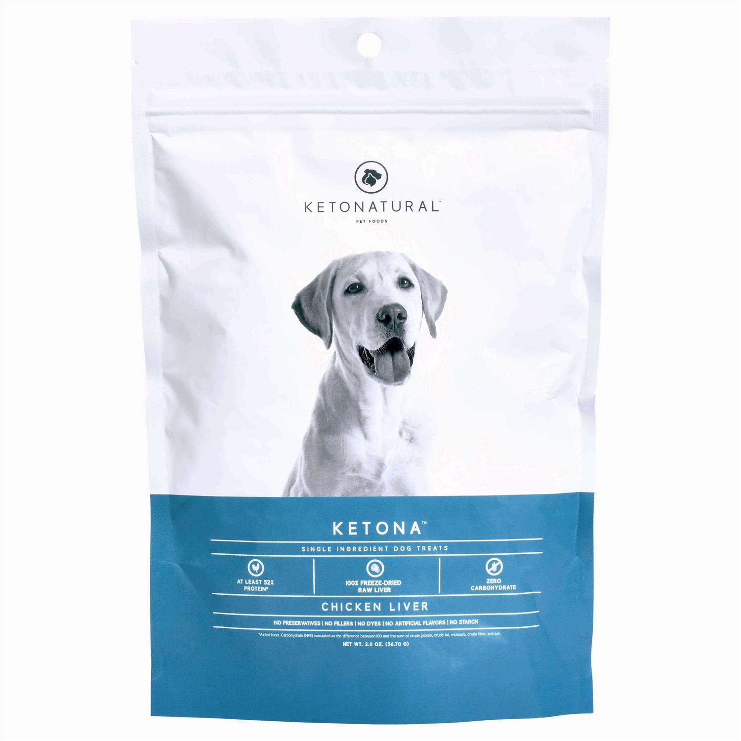 Ketona Zero Carb Chicken Liver Dog Treats High Protein, No Carb, 100% Freeze Dried Chicken Liver Bites, Delicious and Healthy Treat and - Healthber