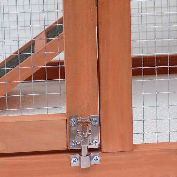 Tunearary Wooden Chicken Coop Cage Rabbit house with Run - Healthber