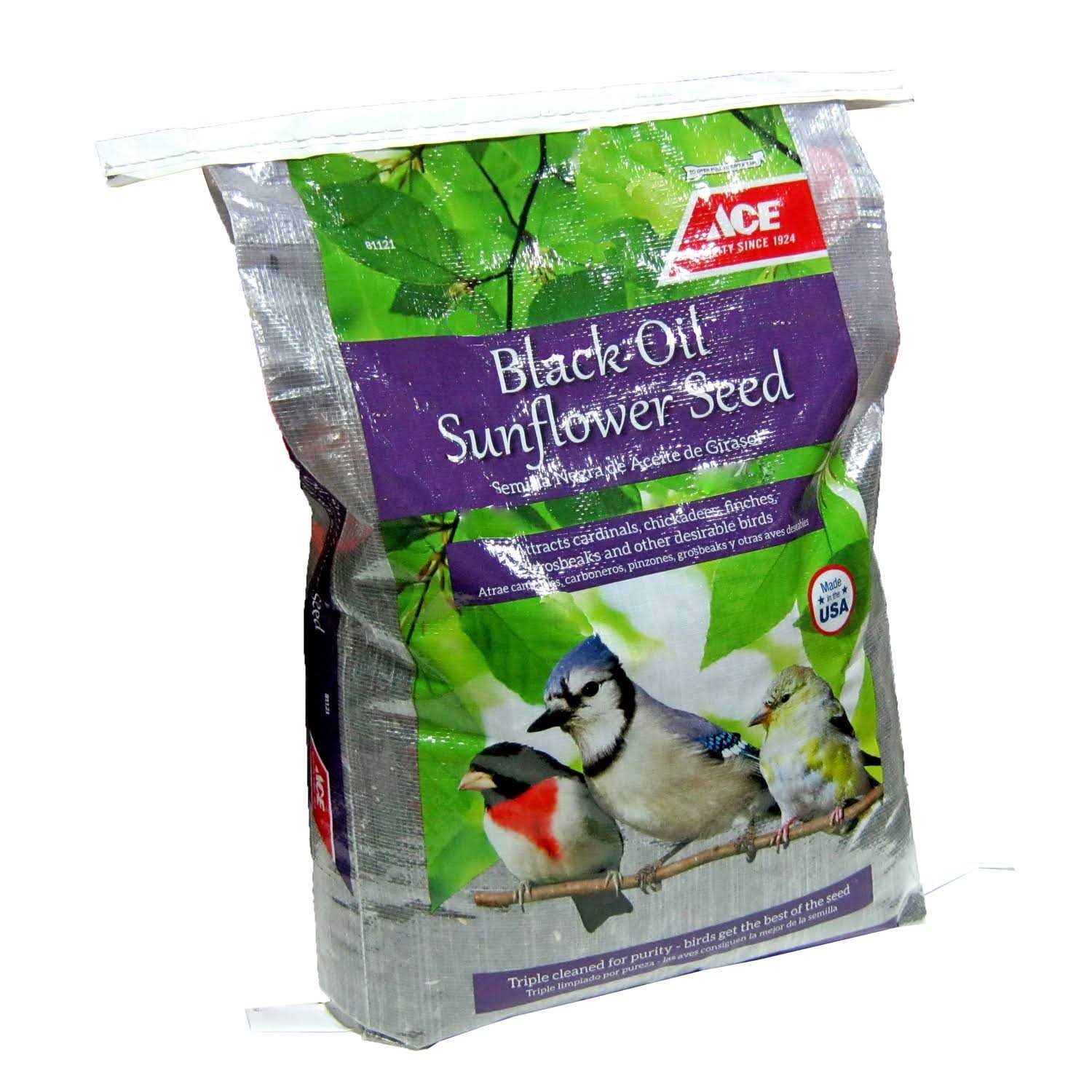 Ace Songbird Black Oil Sunflower Seed Wild Bird Food - Healthber