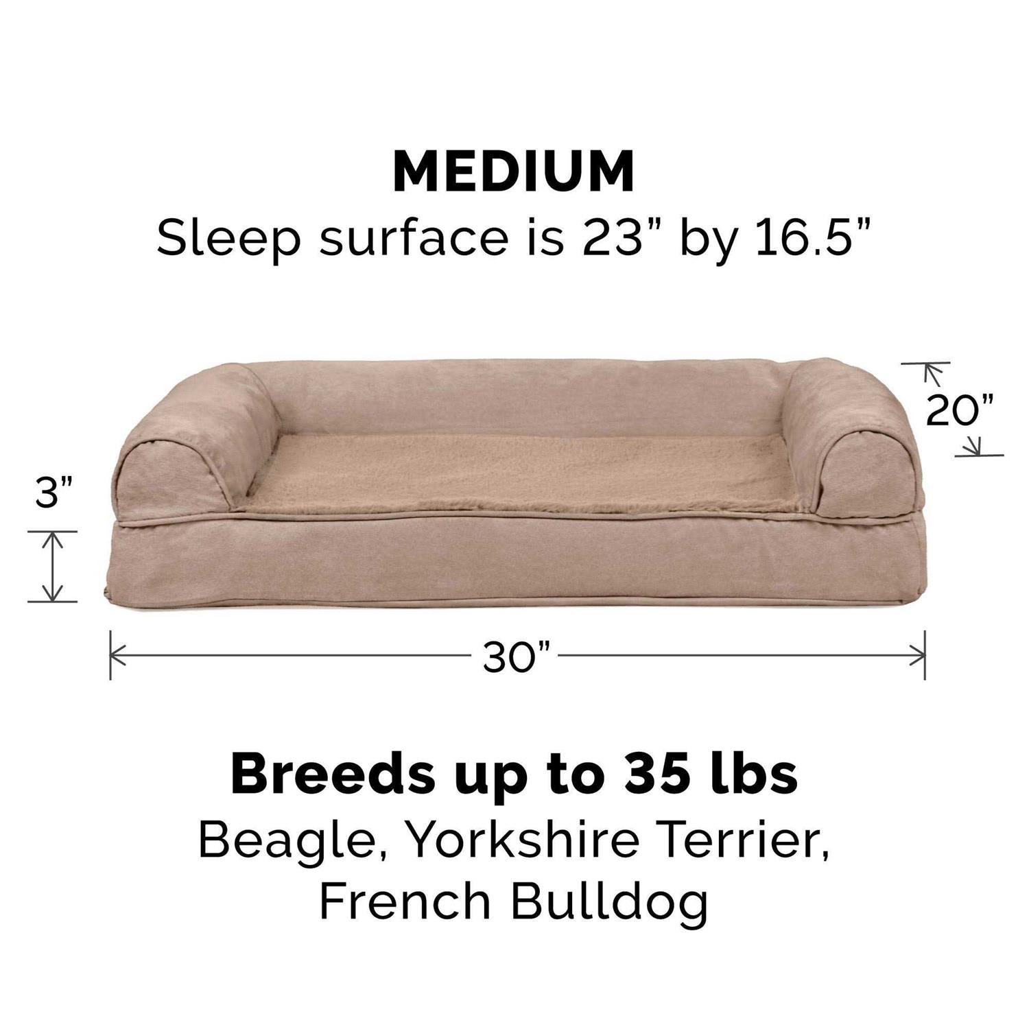 FurHaven Orthopedic Sofa Pet Bed Dog - Healthber