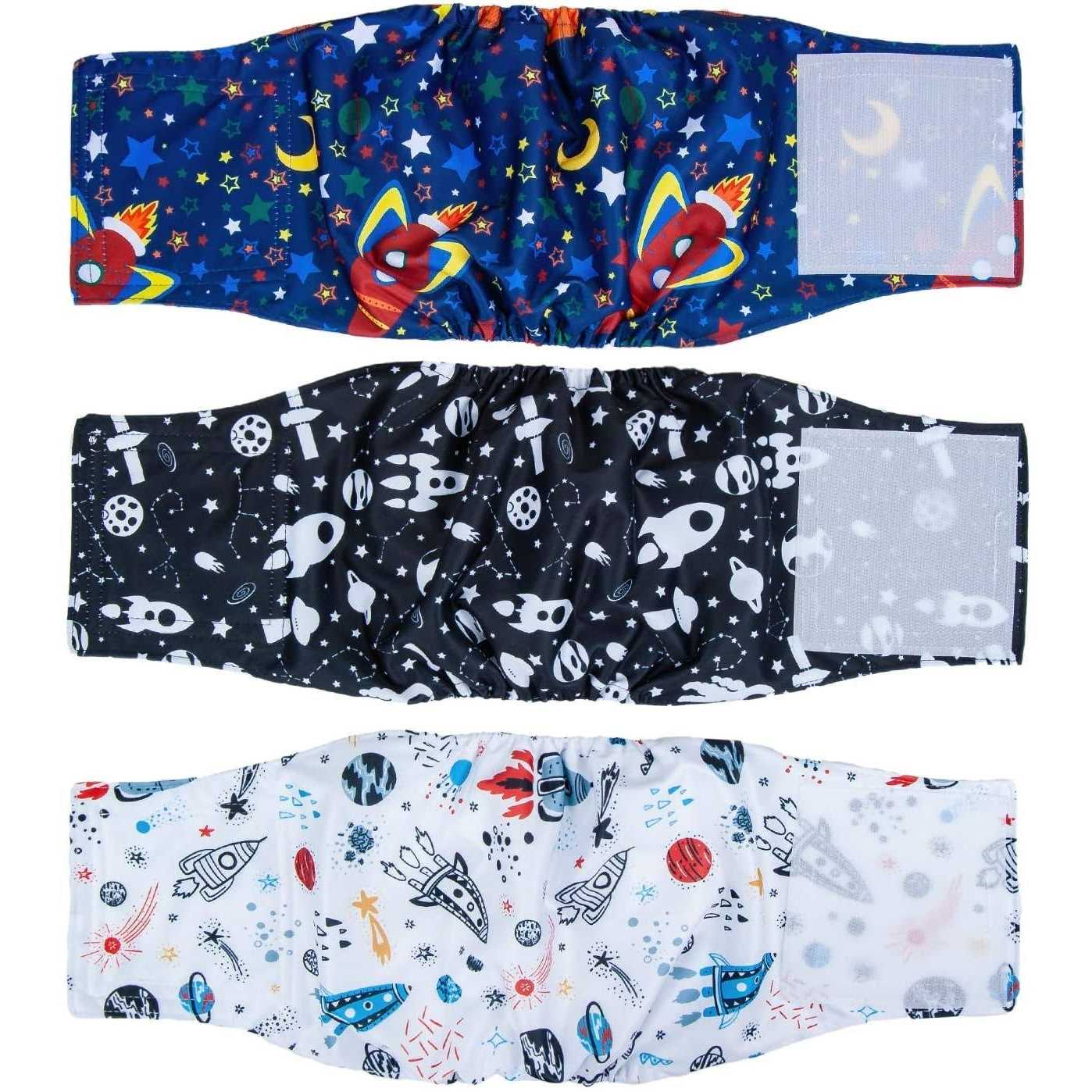 Pet Soft Washable Dog Diapers Male Dog Belly Bands Diapers for Doggy - Healthber