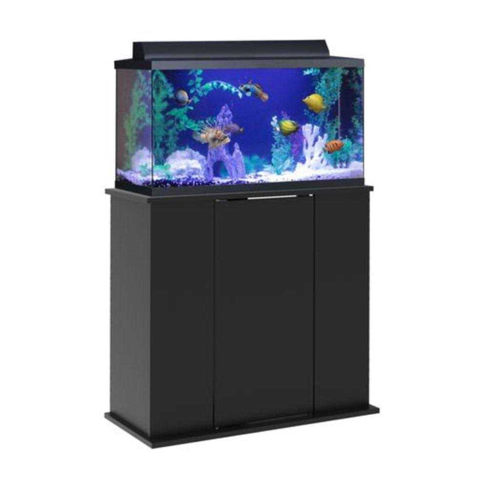 Aquatic Fundamentals 29/37 Gallon Wood Aquarium Stand - Healthber