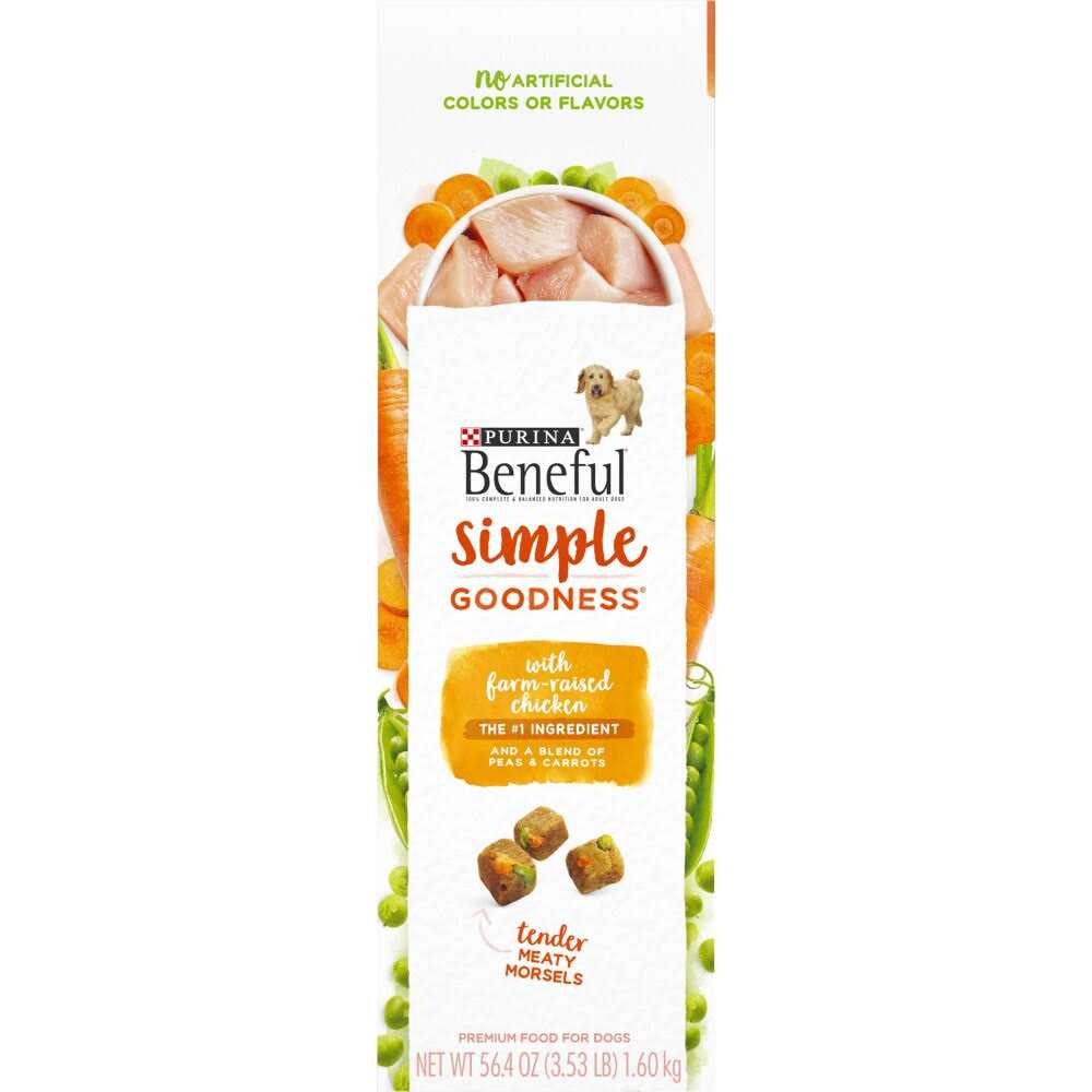 Purina Beneful Dry Dog Food Simple Goodness With Farm Raised - Healthber