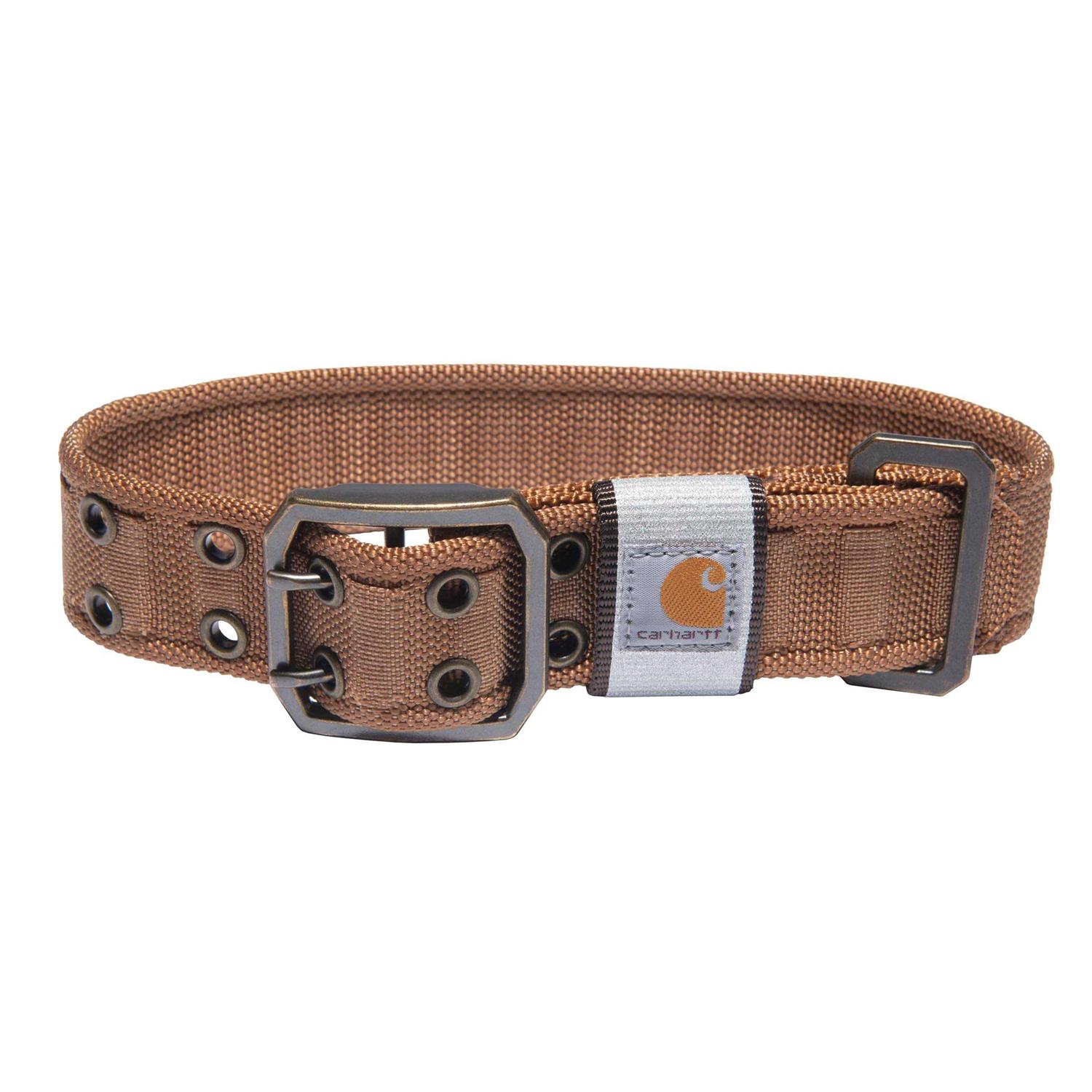 Carhartt Brown Nylon Wide Dog Collar - Healthber