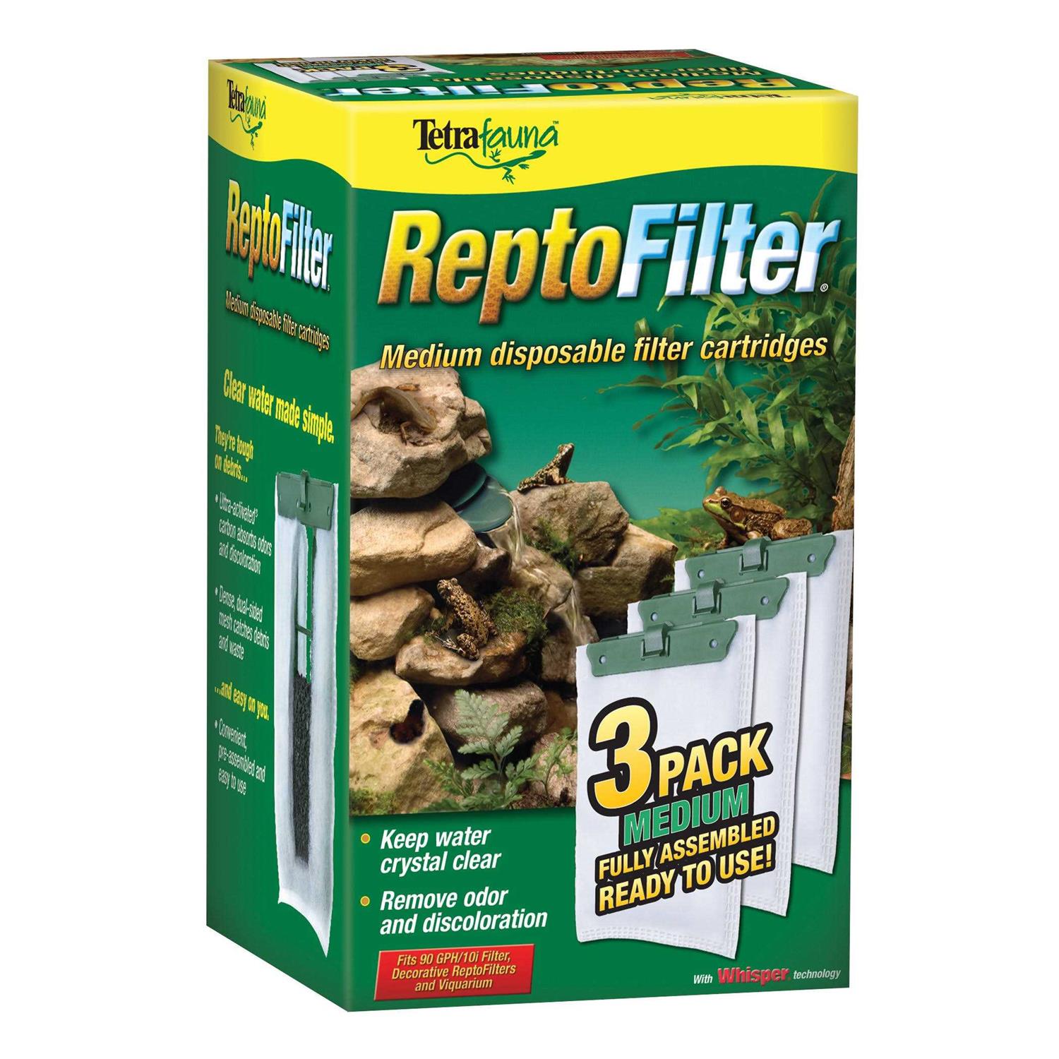 Tetrafauna ReptoFilter Disposable Filter Cartridges - Healthber