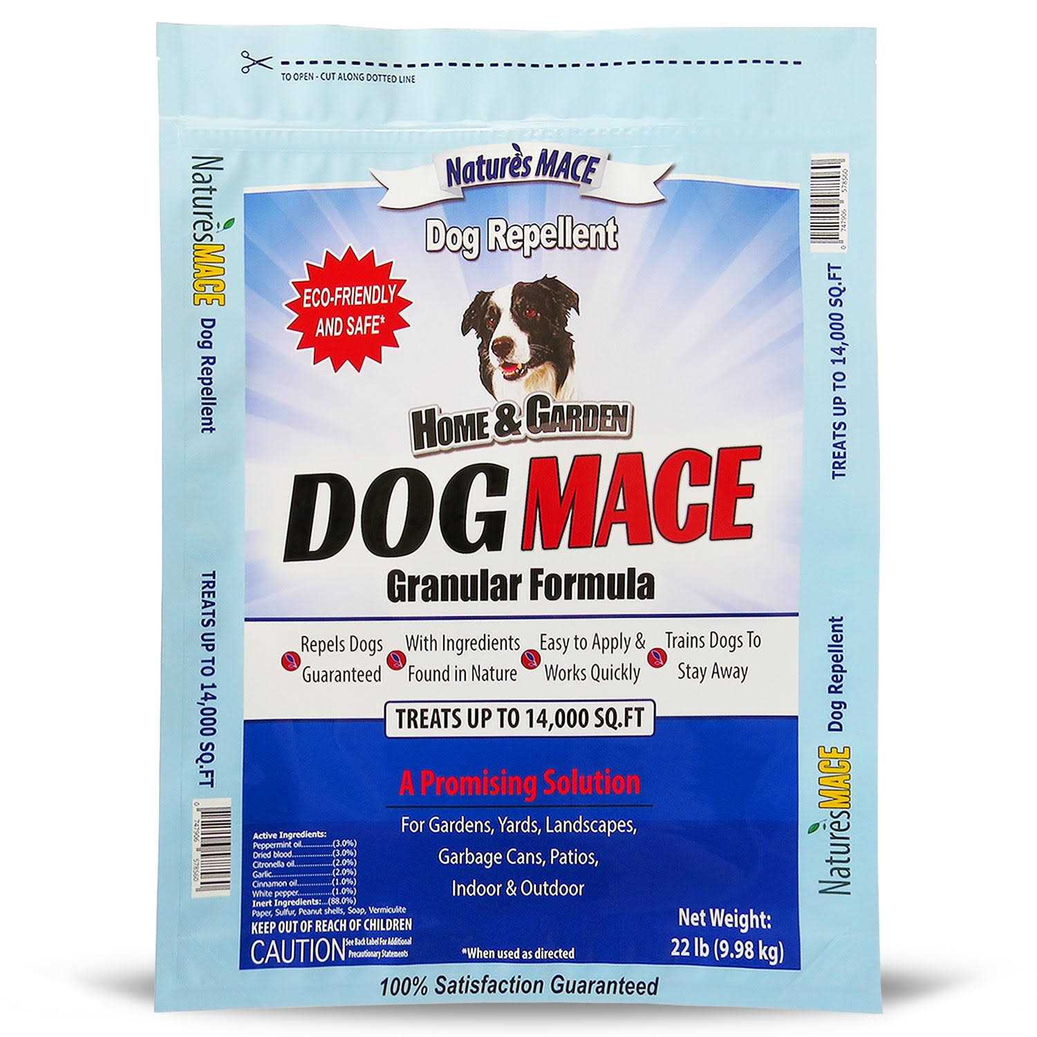 Nature’s MACE Nature’s MACE Dog Repellent 22LB / Treats 14,000 Sq. Ft. / Keep Dogs Out of Your Lawn and garden/Train Your Dogs to Stay Out of Bushes - Healthber