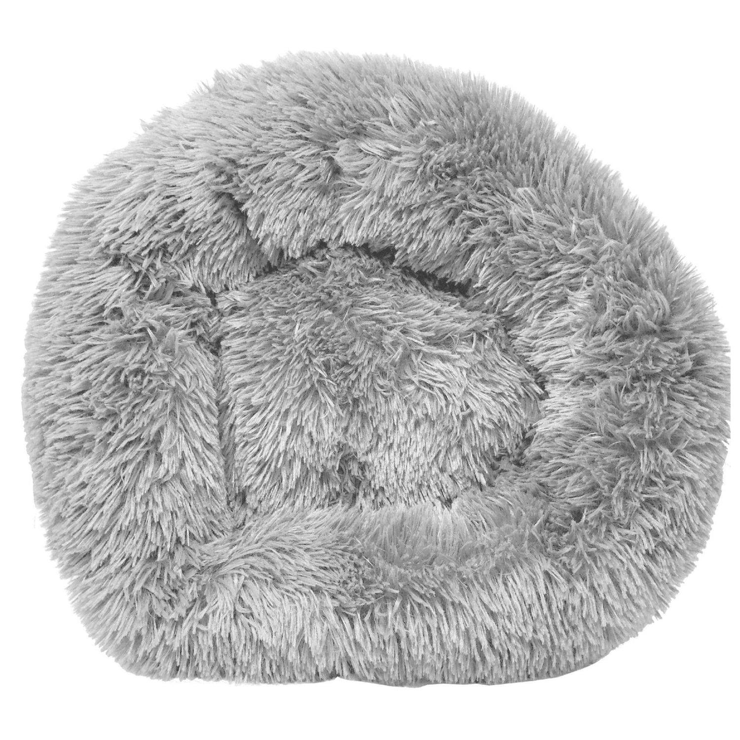 Pet Life Nestler High-Grade Plush and Soft Rounded Dog Bed - Healthber