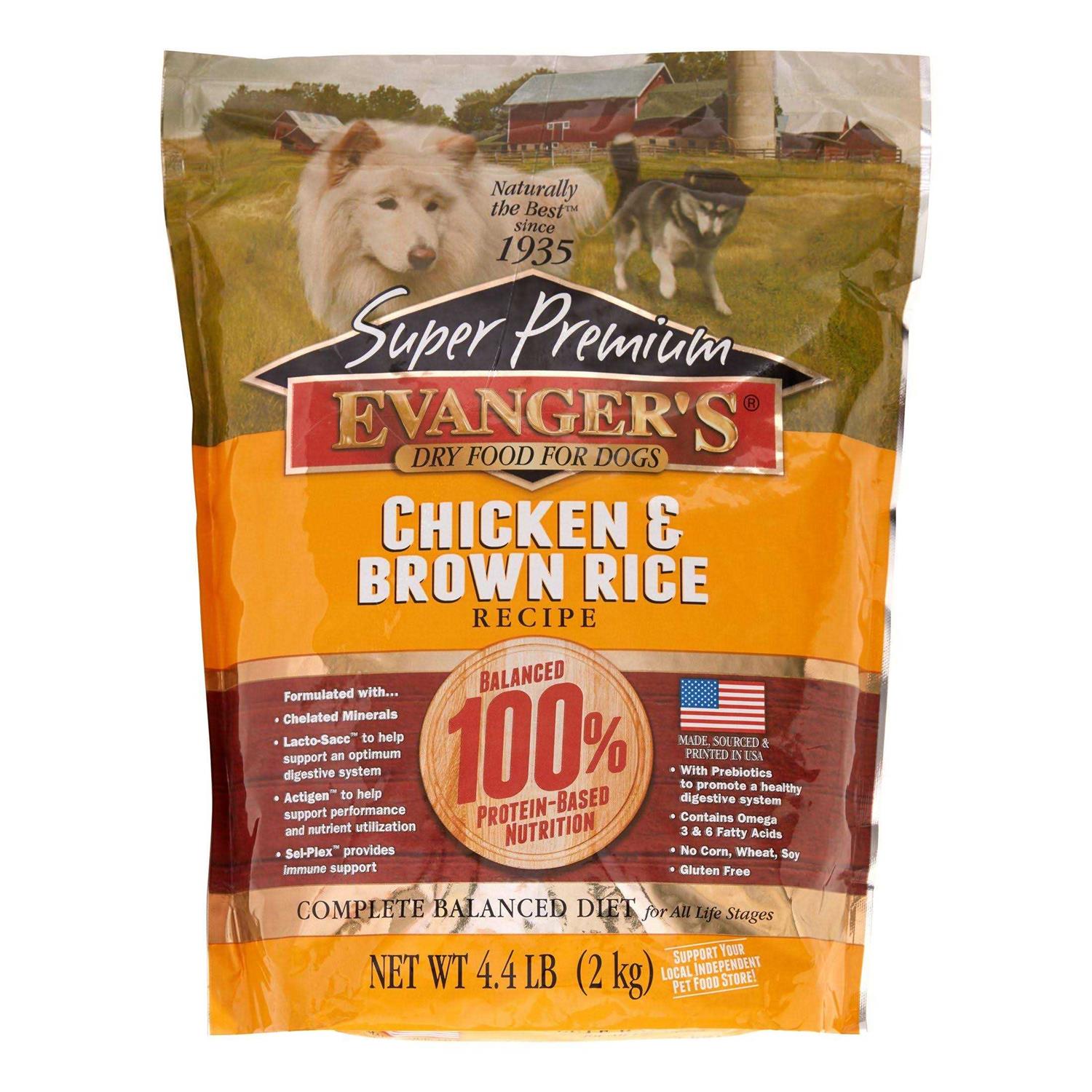 Evanger’s Super Premium Chicken with Brown Rice Dry Dog Food - Healthber