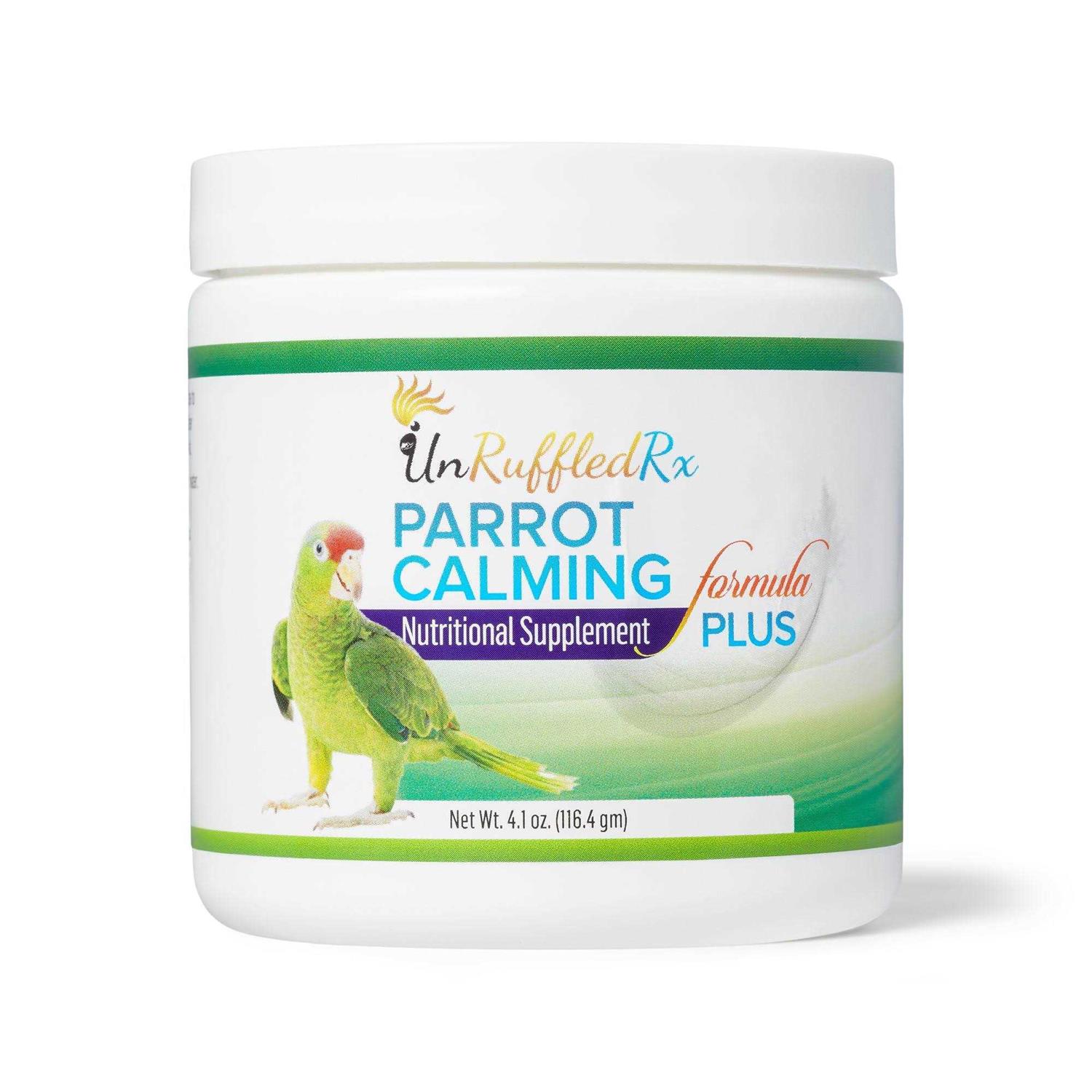 UnRuffledRx Parrot Calming Formula Dietary Supplement for Birds 4 oz - Healthber