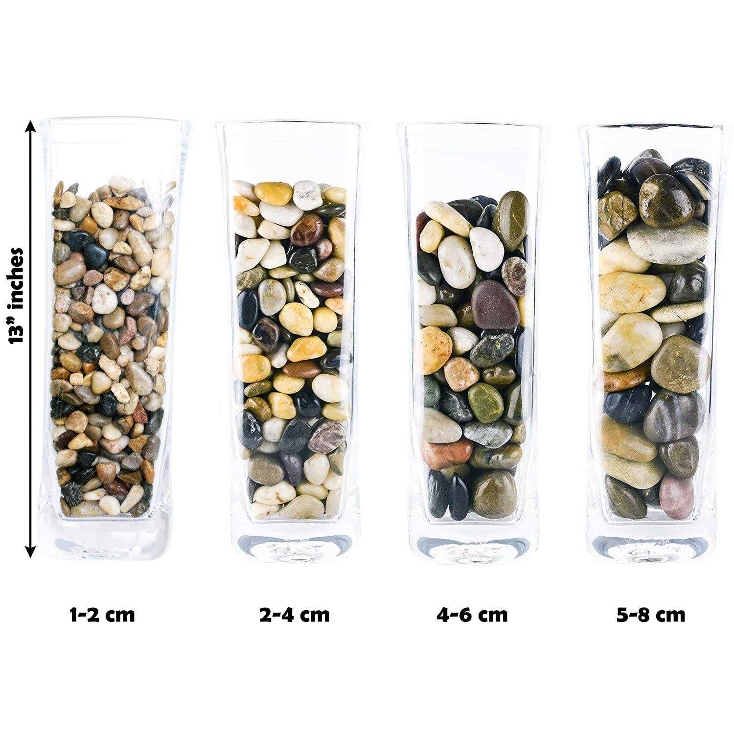 Galashield Pebbles for Plants River Rocks Decorative Stones for Vases - Healthber