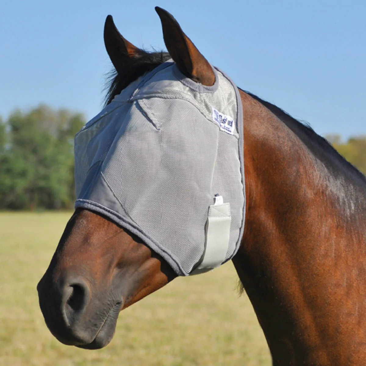 Cashel Crusader Fly Mask, Grey - Healthber