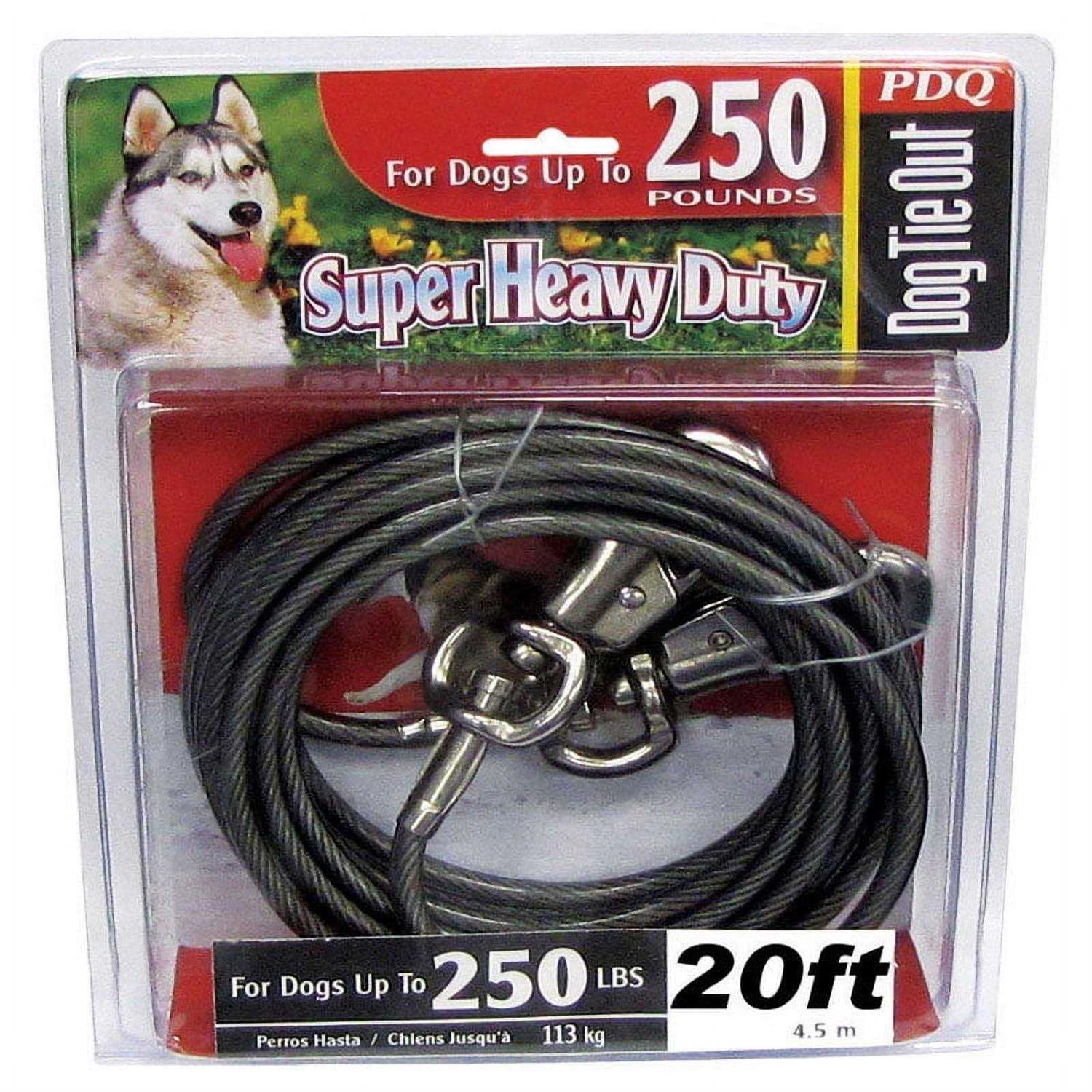 Boss Pet Super Beast Dog Cable Tie Out 20 ft - Healthber