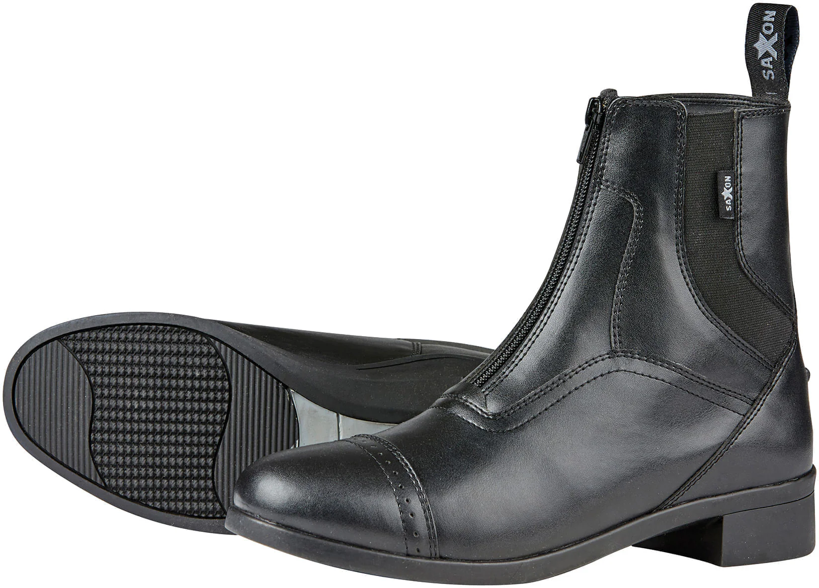 Saxon Syntovia Zip Paddock Boots, Childrens - Healthber
