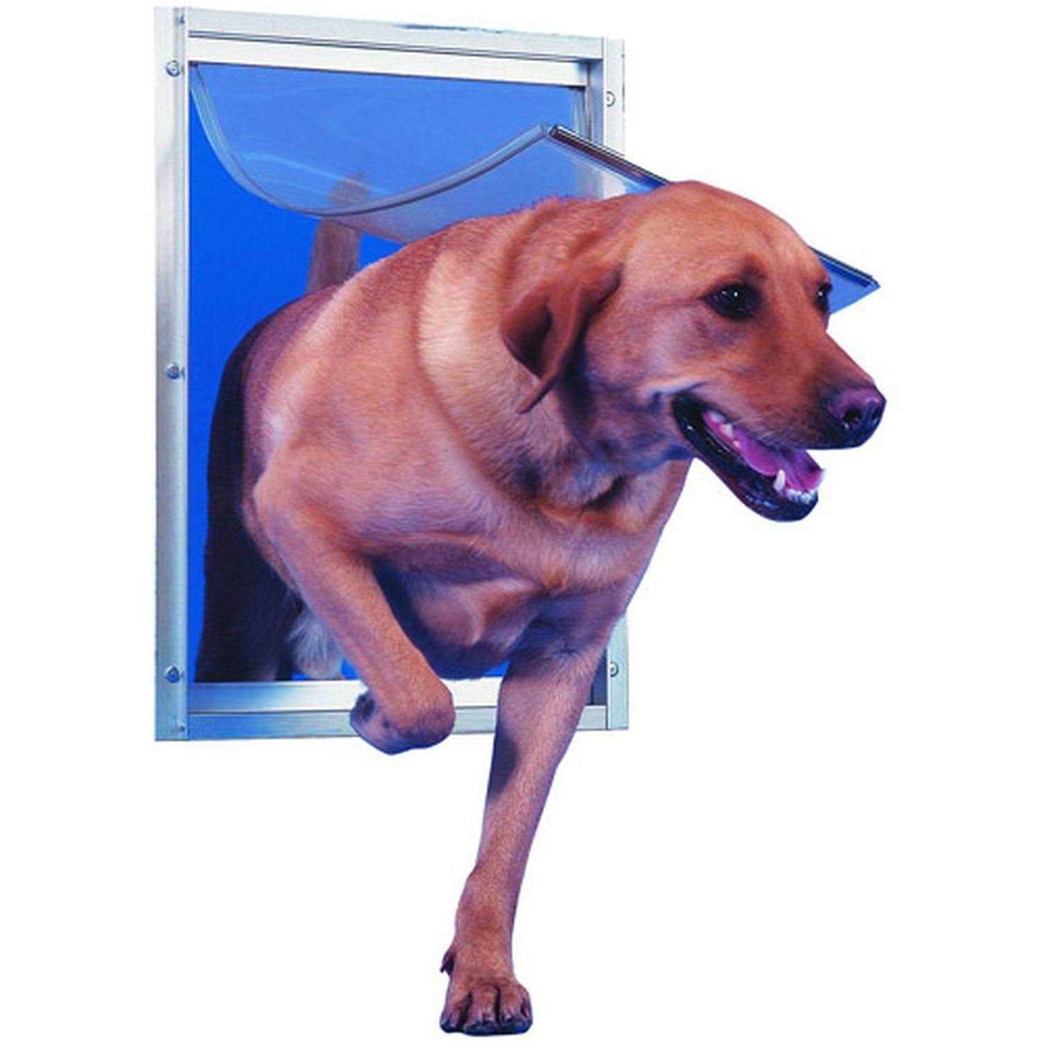 Ideal Pet Products Deluxe White Aluminum Pet Door - Healthber