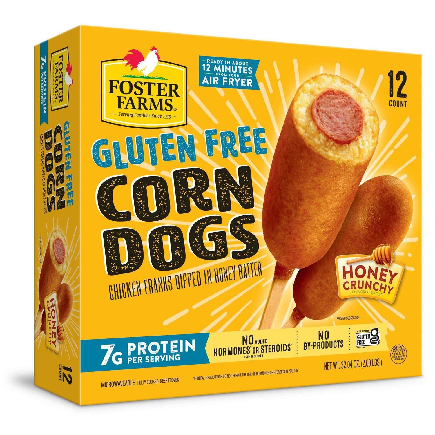 Foster Farms Corn Dogs Honey Crunchy Flavor - Healthber