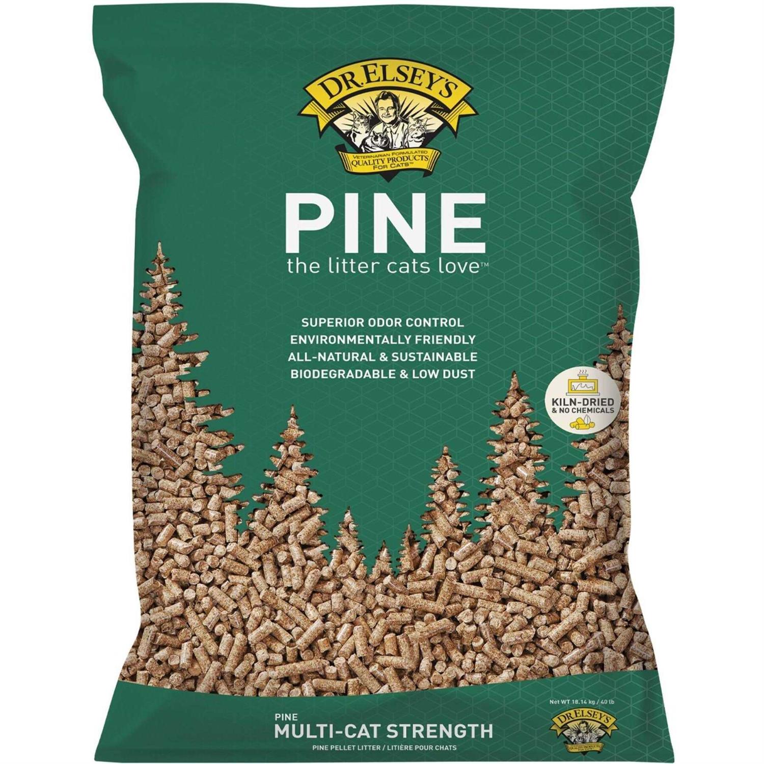 Dr. Elsey’s Pine All-Natural Kiln-Dried Cat Litter - Healthber