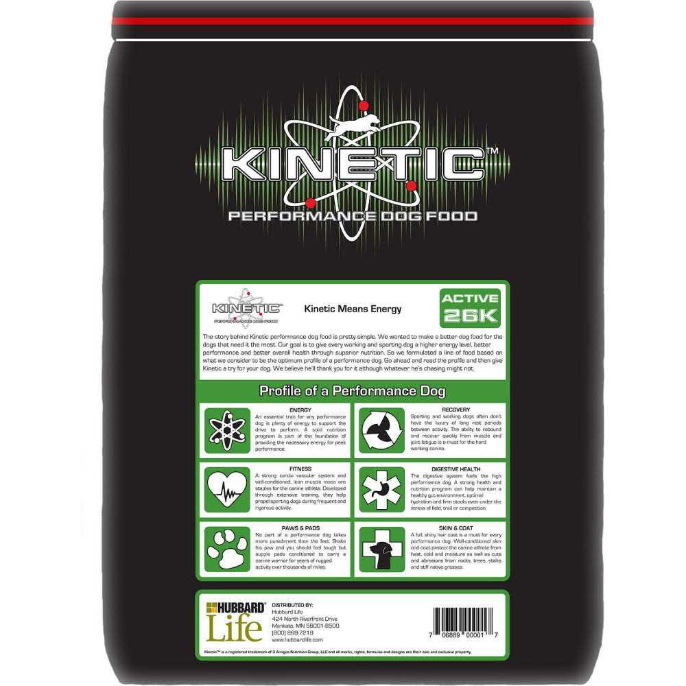 Kinetic Performance Active 26K Formula Dry Dog Food - Healthber