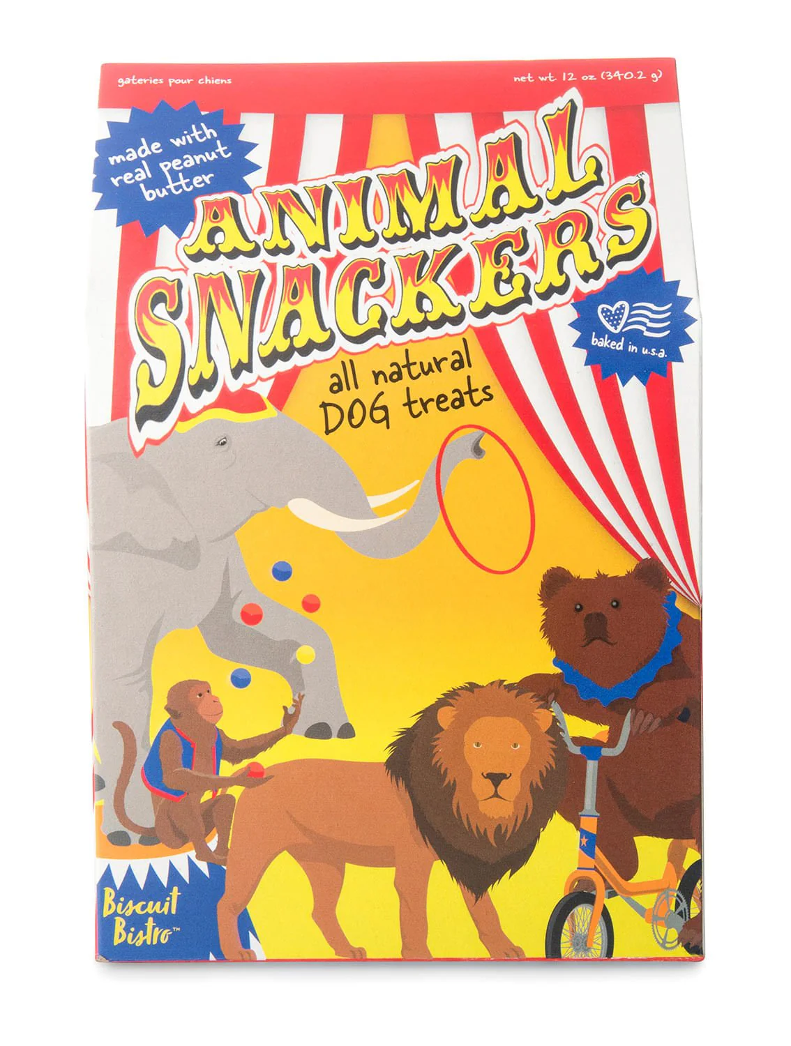 Animal Snackers, Peanut Butter, 12 oz - Healthber