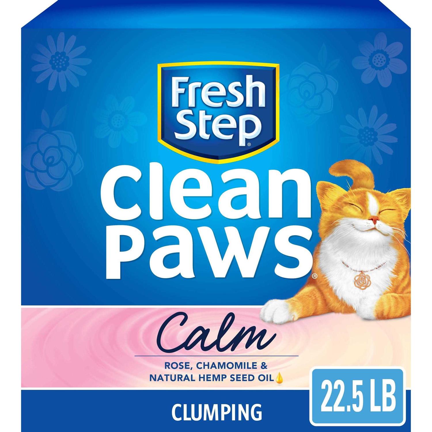 Fresh Step Clean Paws Calm Cat Litter - Healthber