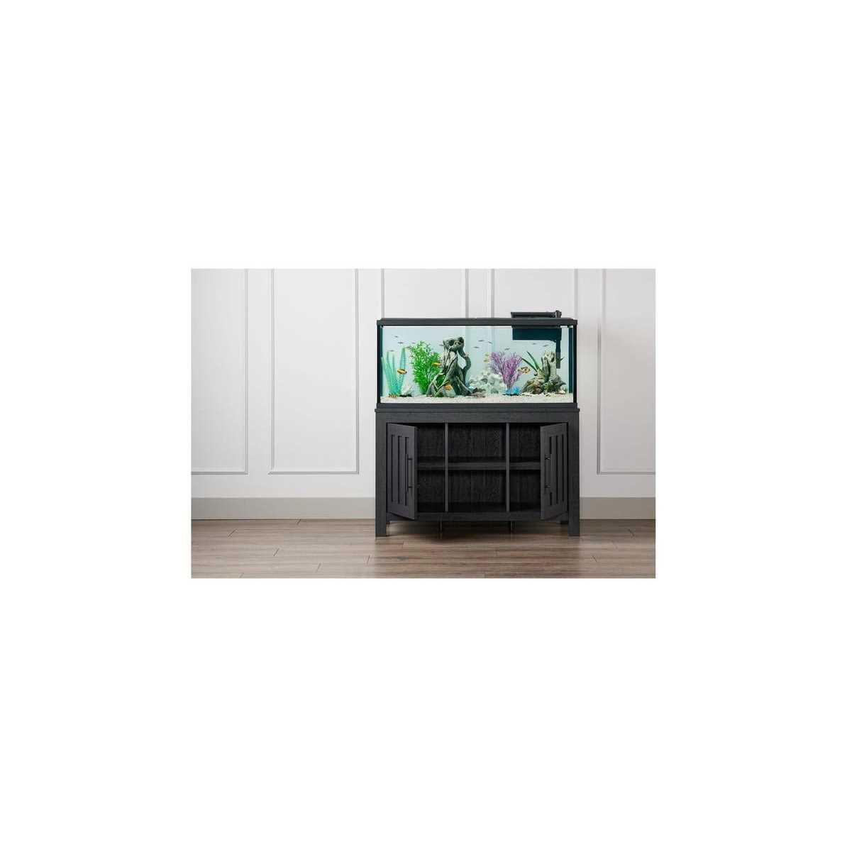 Top Fin 55-75 gal Aquarium Stand Raven Oak - Healthber