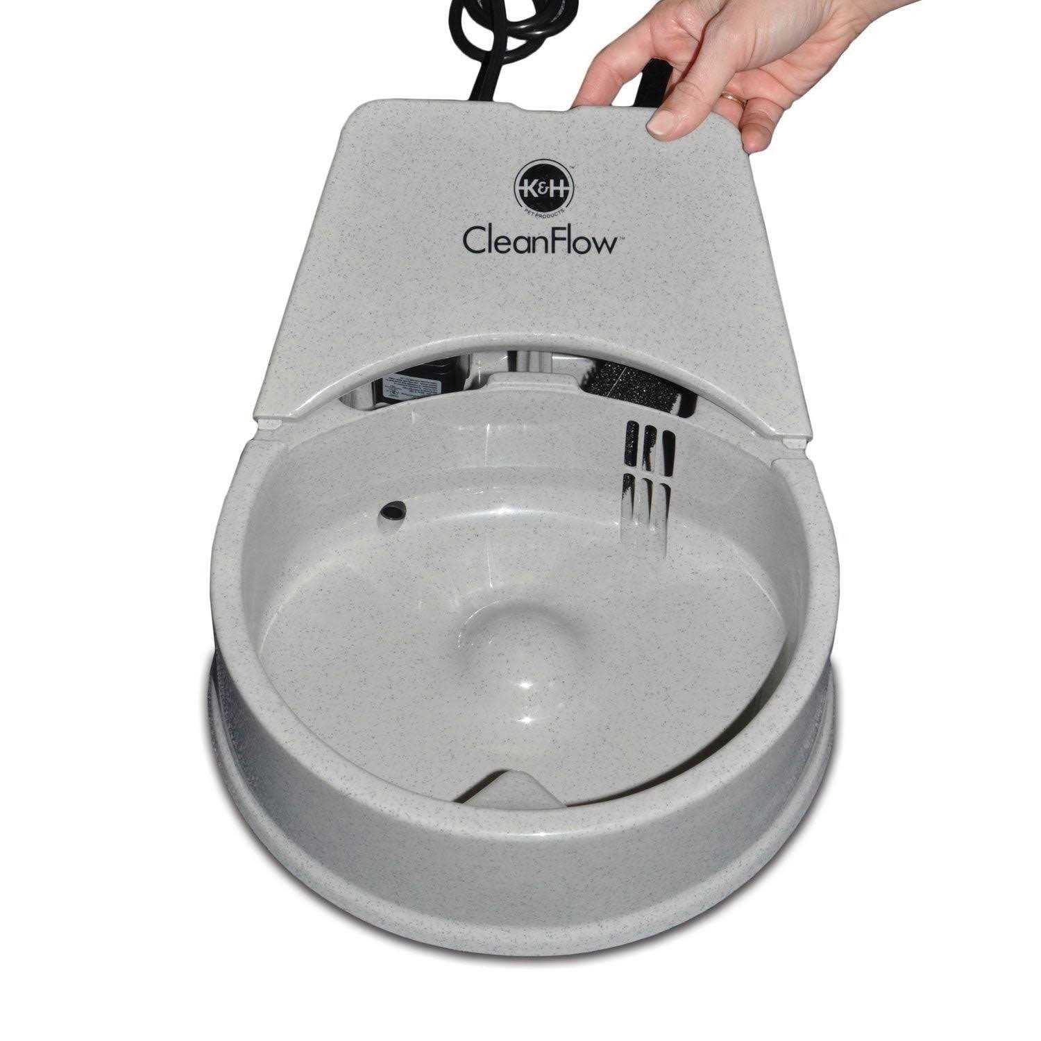 K&H Clean Flow Pet Bowl with Reservoir - Healthber