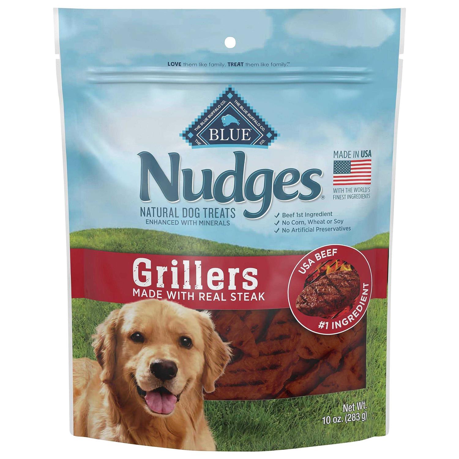 Blue Buffalo Nudges Grillers Natural Dog Treats - Healthber